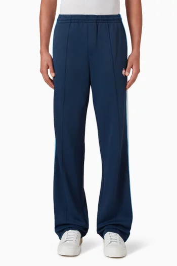 Textured Piqué Track Pants