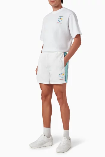 Casa Sportif Windbreaker Shorts in Taffeta
