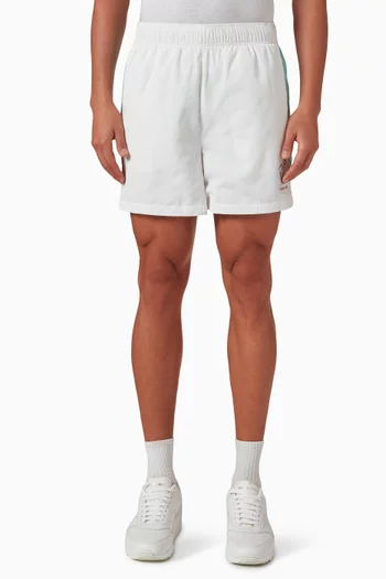 Casa Sportif Windbreaker Shorts in Taffeta