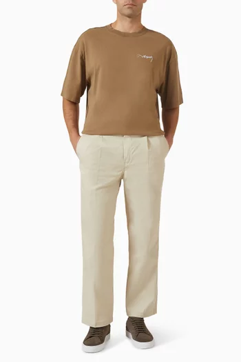 تي شيرت اونر بلون باهت قطن عضوي