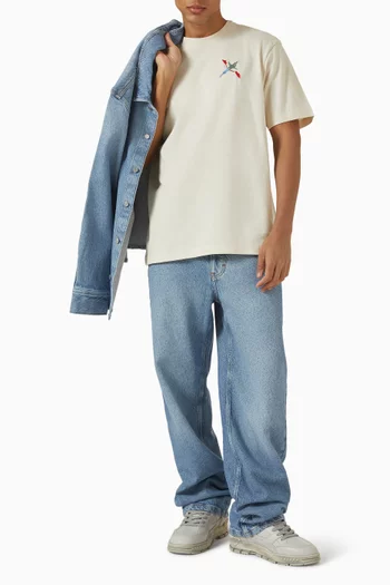 Micro Bee Bird T-shirt in Cotton