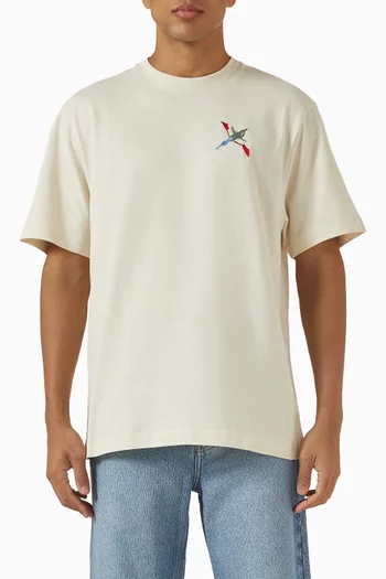 Micro Bee Bird T-shirt in Cotton