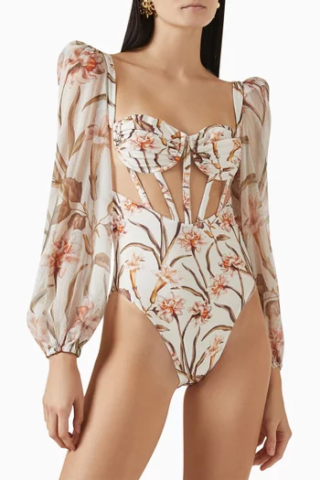Botanic Retro One-piece Swimsuit