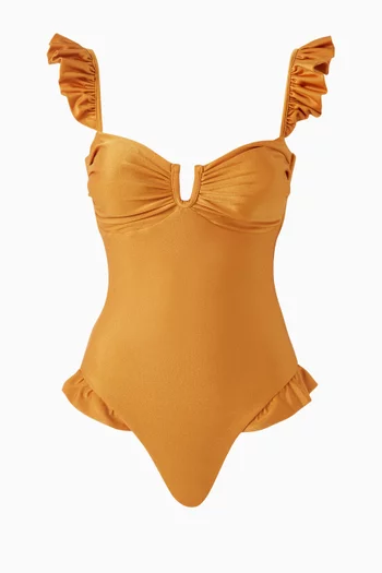 Lagoa Flutter One-piece Swimsuit in Lycra