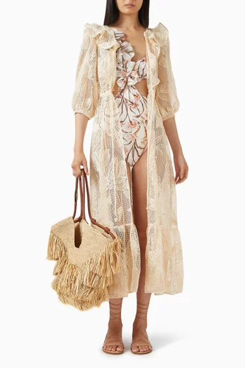 Joy Long Cover-up in Lace