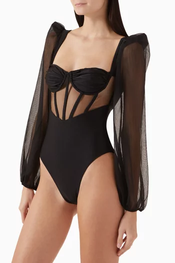 Botanic Retro One-piece Swimsuit