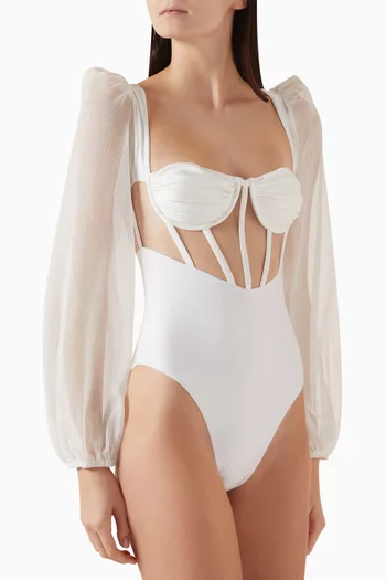 Botanic Retro One-piece Swimsuit