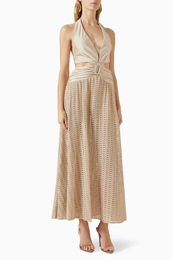 فستان للشاطئ بفتحات