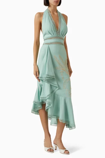 Candy Midi Dress in Linen