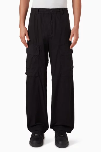 Microreps Peached Cargo Pants in Cotton