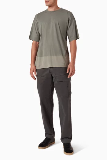 Cargo Pants in Stretch Satin