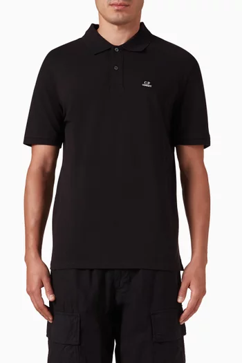 Polo Shirt in Stretch Pique