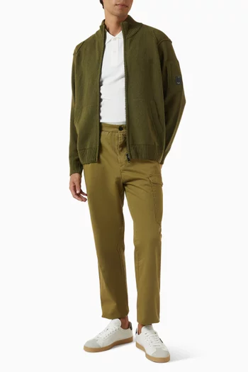 Polo Shirt in Stretch Pique