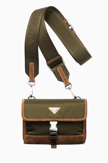 Smartphone Case in Re-Nylon & Suede