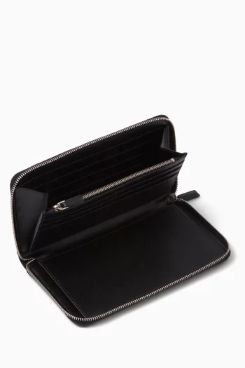 محفظة بسحّاب محيط جلد سافيانو