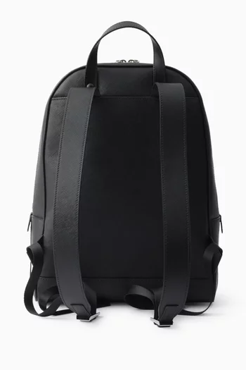 Backpack in Saffiano Leather