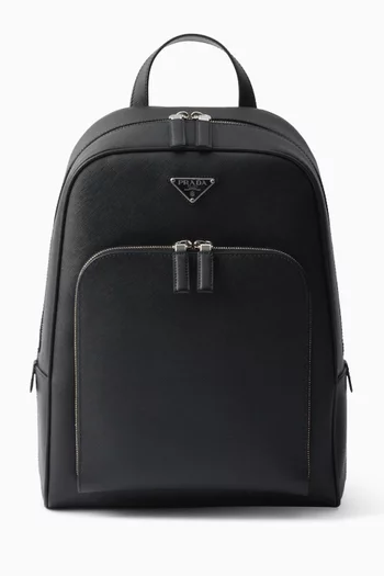 Backpack in Saffiano Leather