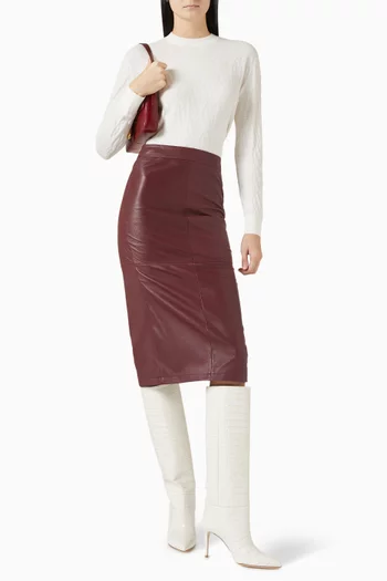 Monogram Sweater in Cotton-blend