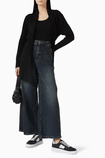 Wide-leg Jeans in Denim