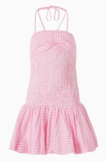 Elara Gingham Dress