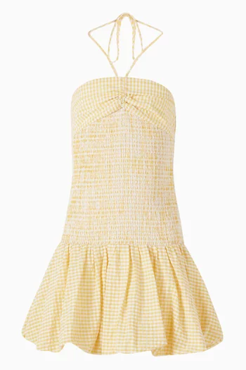 Elara Gingham Dress