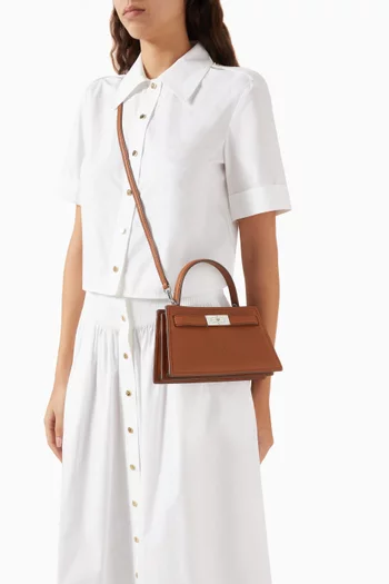 Petite Lee Radziwill Bag in Pebbled Leather