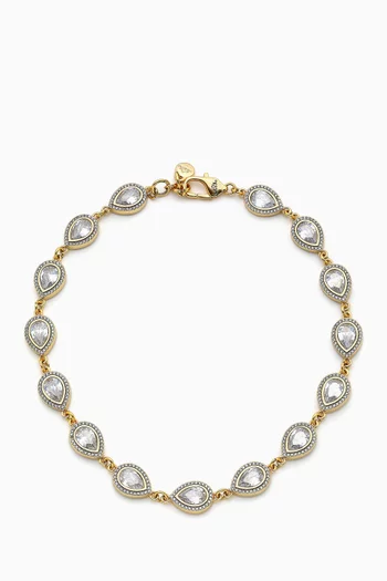 Radiance Necklace in Gold-plated Brass