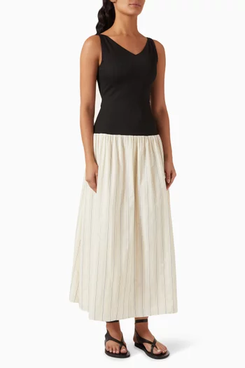 Ainsley V-neck Dress in Jersey