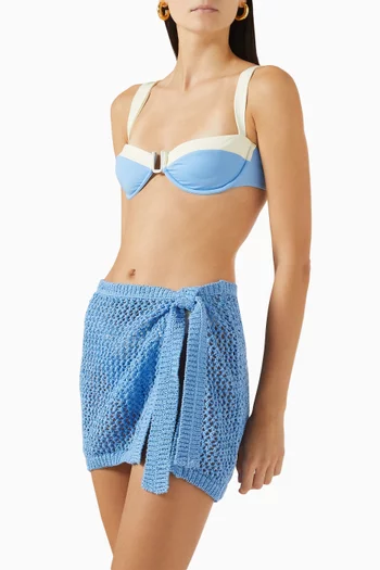 Santa Marta Mini Sarong in Crochet-knit