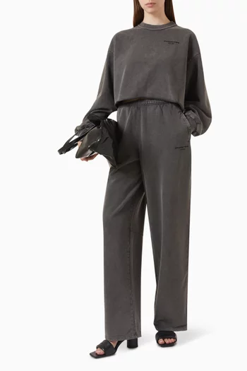 Articulated-leg Sweatpants in Cotton