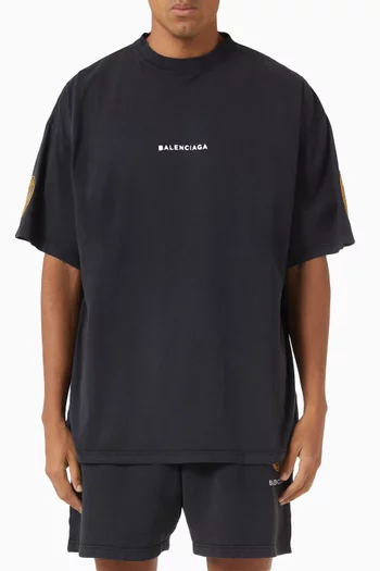 Uniform Merch Oversized T-shirt in Dry Fleece