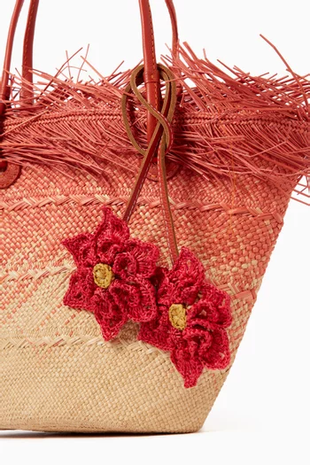 Flower Charm in Toquilla Straw