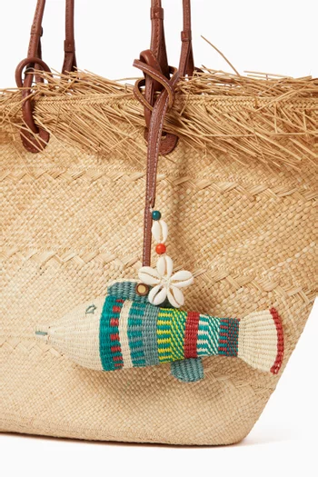 Fish Charm in Toquilla Straw