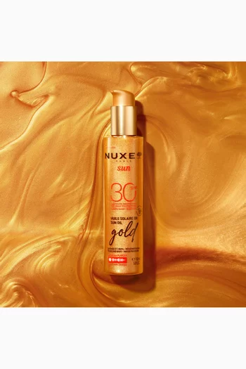 زيت تسمير ذهبي للوقاية من الشمس مع عامل الحماية SPF30،‏ 150 ملل