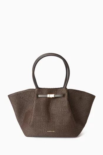 حقيبة يد ذا نيويورك كبيرة خوص