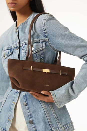 The New York Shoulder Bag in Suede