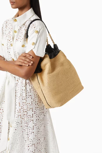 The Miami Tote Bag in Raffia