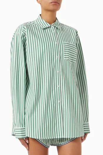 The Avril Striped Shirt in Cotton