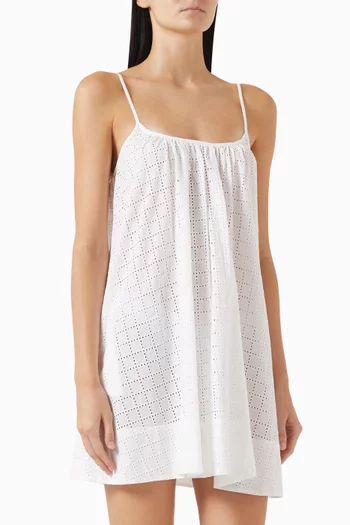 The Lindsay Mini Dress in Cotton