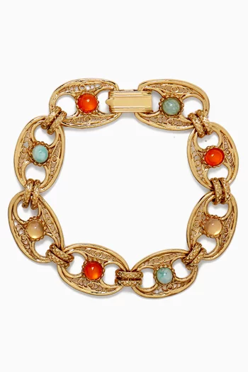 Carthage Bracelet in Gold-plated Metal