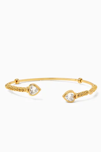 Duality Amore Bracelet in Gold-plated Metal