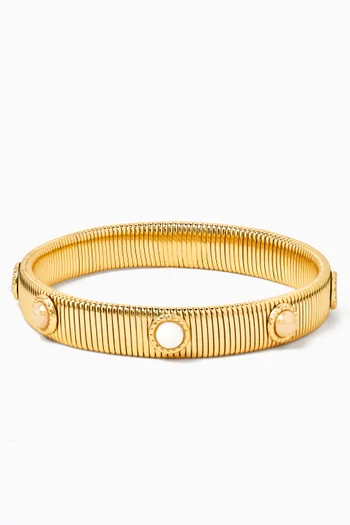 Strada Bracelet in Gold-plated Metal
