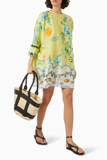Printed Mini Dress