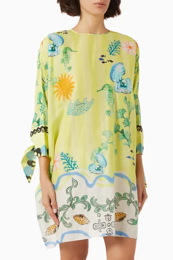 Printed Mini Dress
