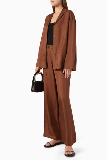 Elasticated Pants in Silk