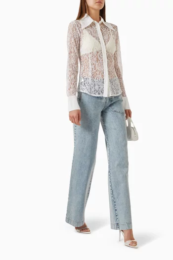 Side Chick Jeans in Denim