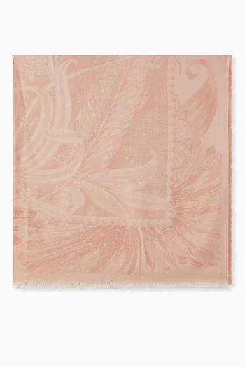 Giadafly Shawl in Silk-wool Blend