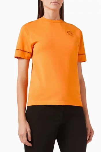 Jour-stitch T-shirt in Organic Cotton