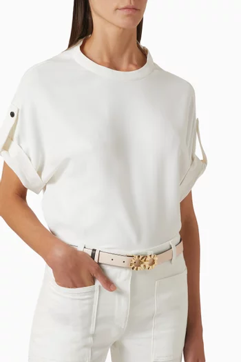 حزام جانشيني جلد بوجهين