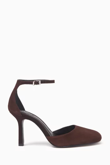 Modern Round 96 Pumps in Suede